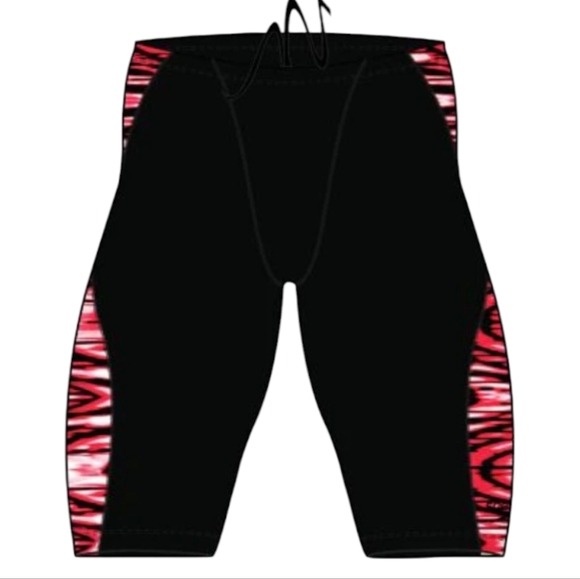 3/$25 SPEEDO Wave Wall Pro LT Black/Red swim jammers swim trunks sz 32 - Picture 1 of 7
